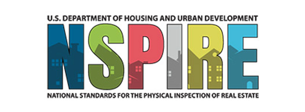 NSPIRE Icon. U.S. Department of Housing and Urban Development National Standards for The Physical Inspection of Real Estate.