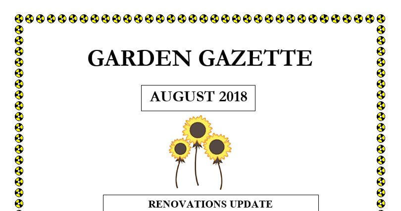 Aug Garden Gazette